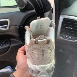 Men’s New Balance, size 8 1/2, tan.